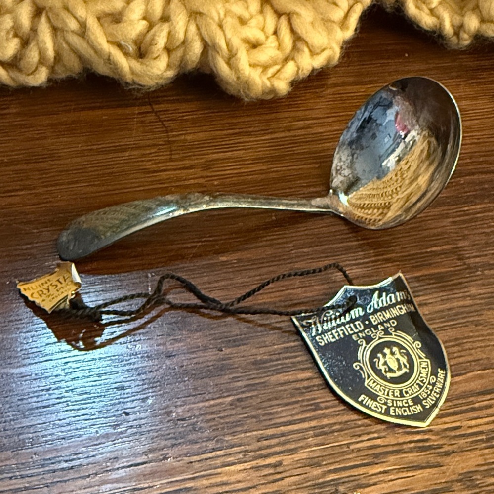 William Adams Silver Ladel Spoon